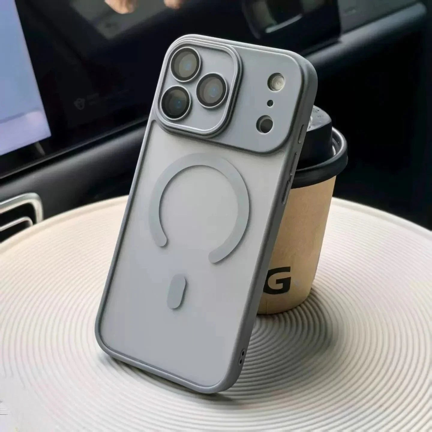 Matte Translucent Lens-Protect Case