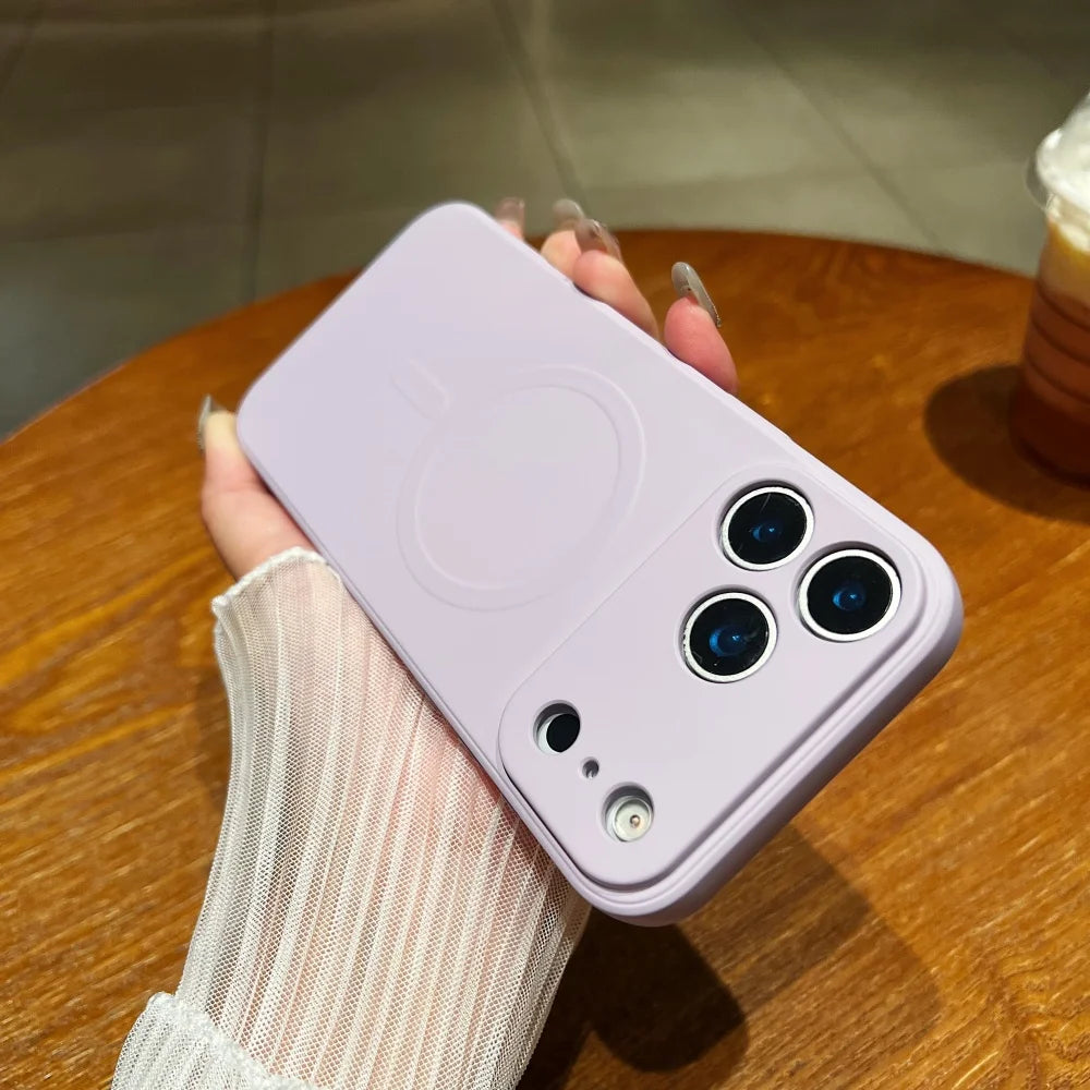 Soft Liquid Silicone MagSafe Case