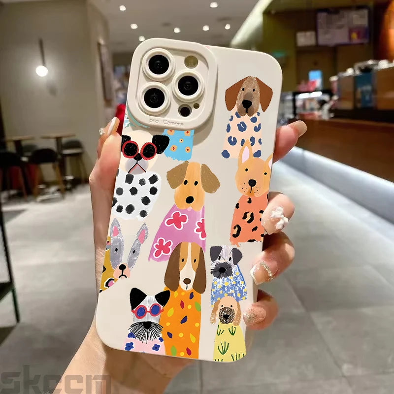 Funny Dog Pattern Soft Case