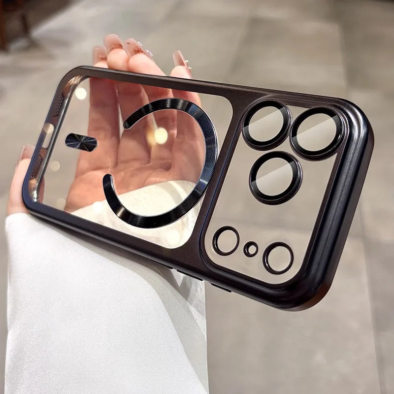 Transparent Magnetic Plating Case