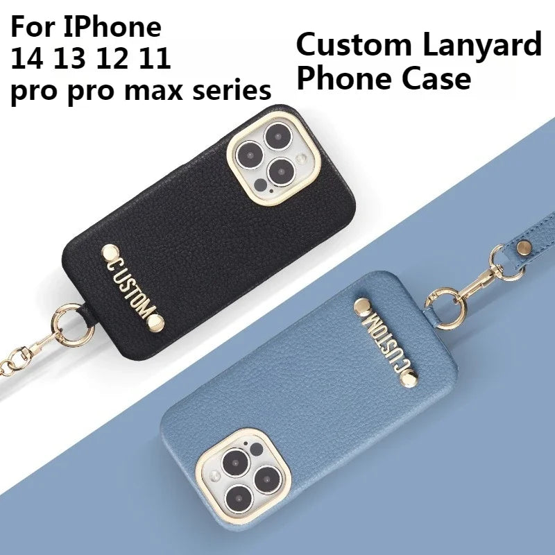 Custom Name Mini Lanyard Case