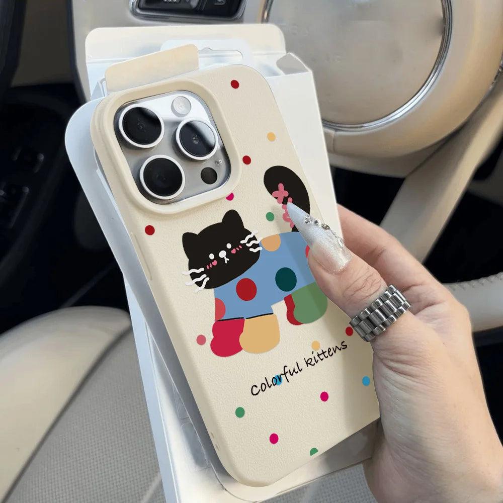 Oil Painting Cat Soft Case