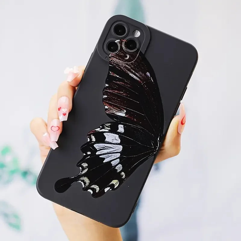Black Lips Soft Silicone Case