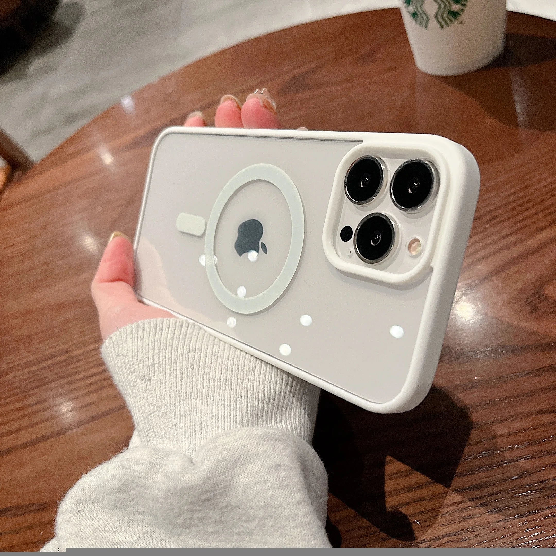 Colorful Transparent MagSafe Case
