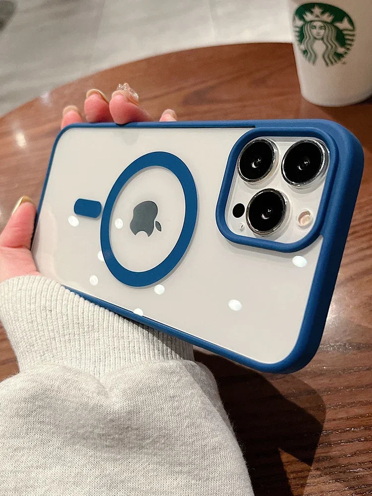 Colorful Transparent MagSafe Case