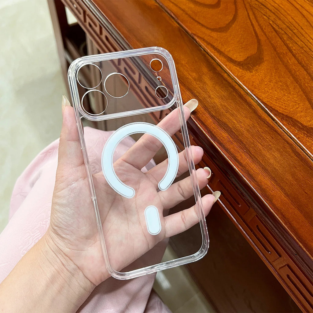 Crystal Clear Acrylic MagSafe Case