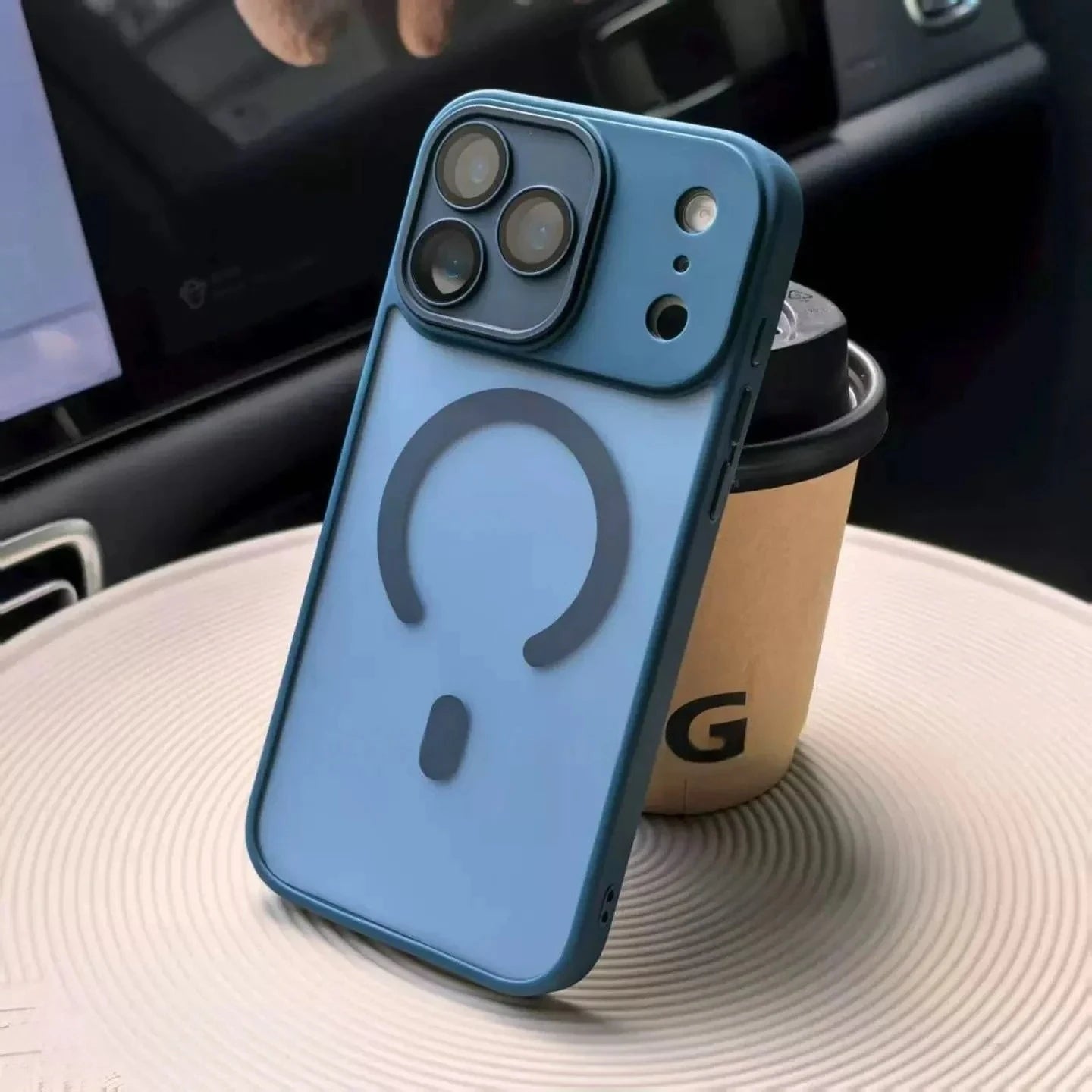 Matte Translucent Lens-Protect Case