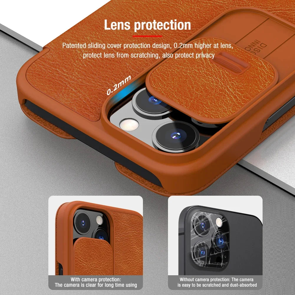 Nillkin Slide Camera Leather Case