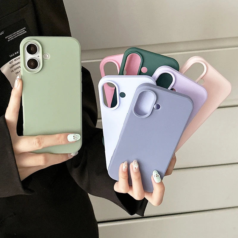 Candy Color Soft Shockproof Case