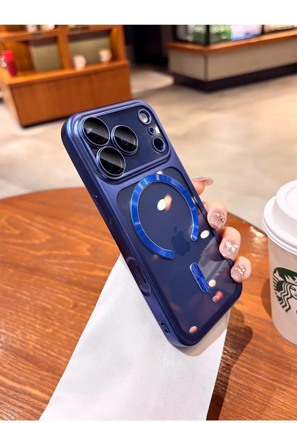 Transparent Magnetic Plating Case