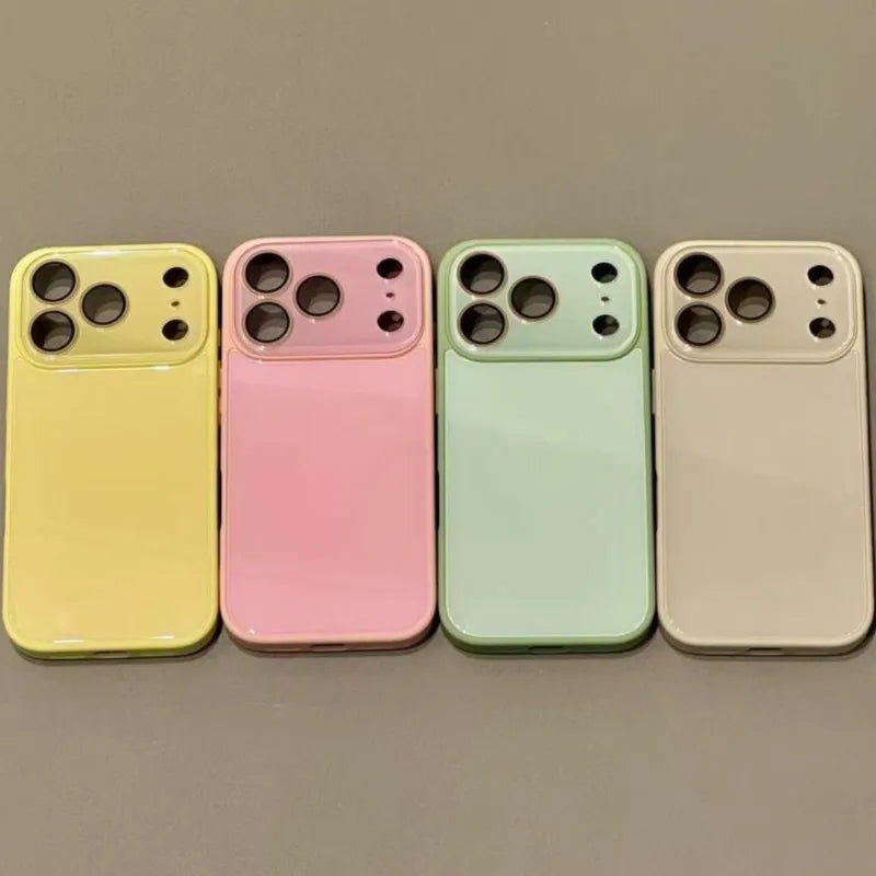 Candy Color Tempered Glass Case