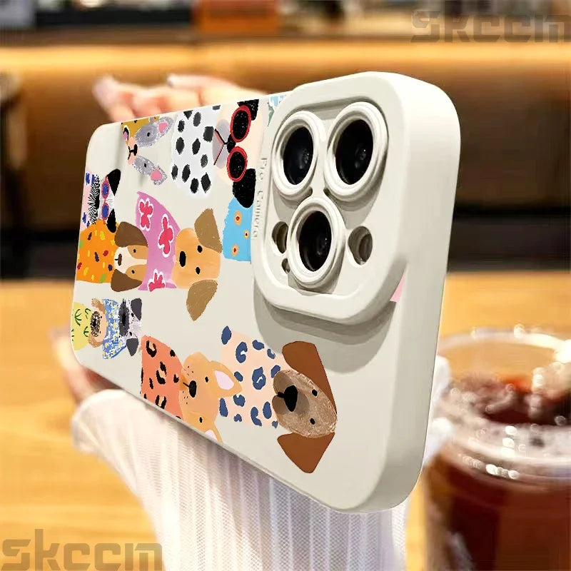 Funny Dog Pattern Soft Case