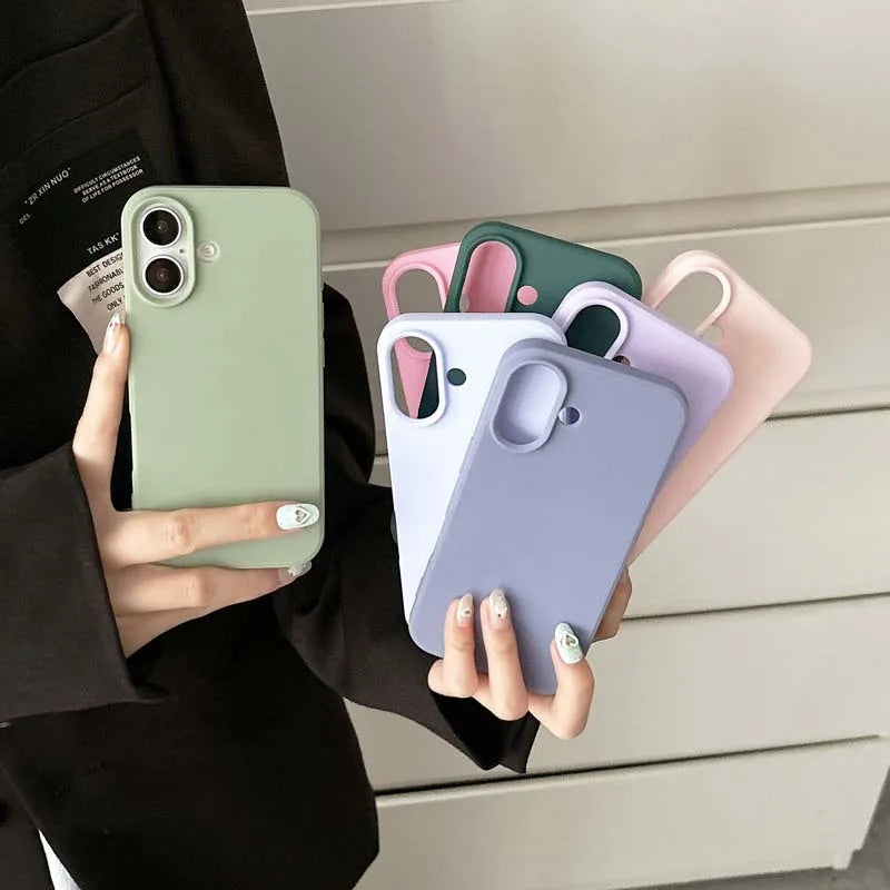 Candy Color Soft Shockproof Case