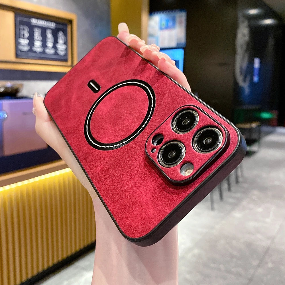 MagSafe Leather Wireless Case