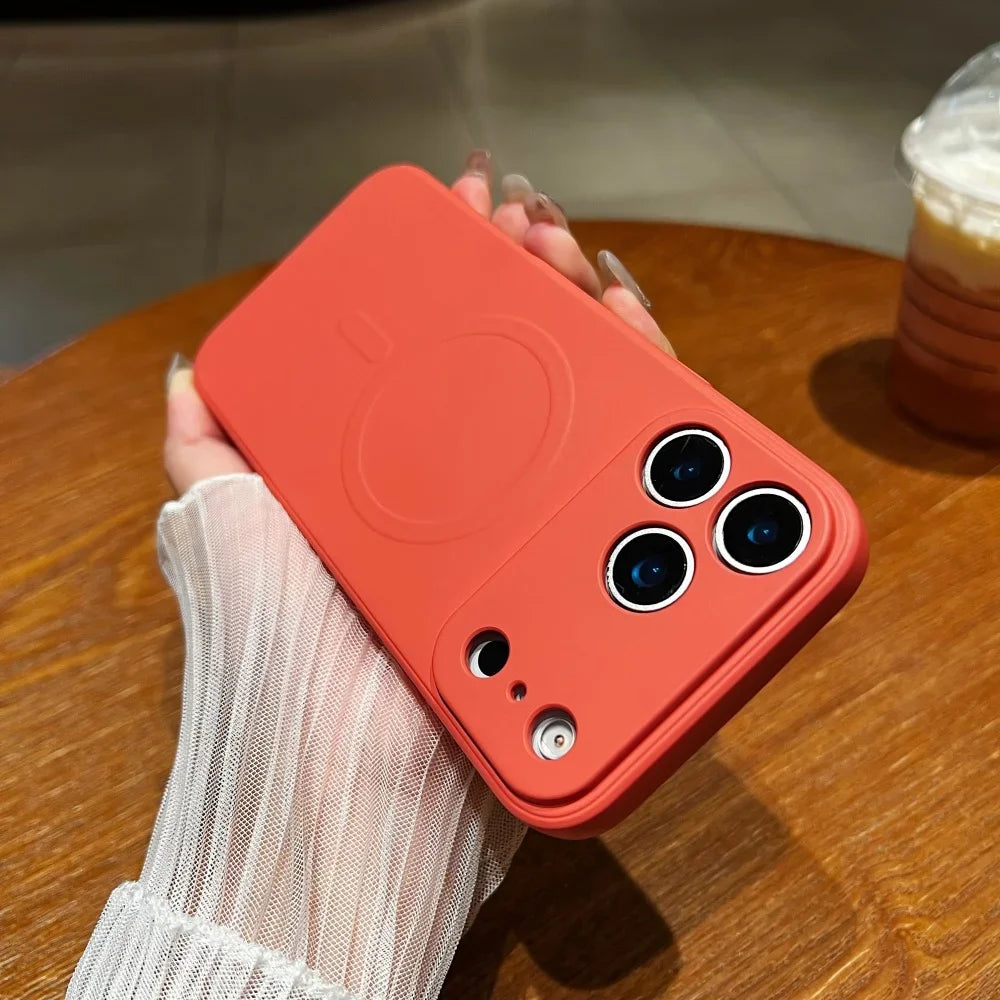 Soft Liquid Silicone MagSafe Case