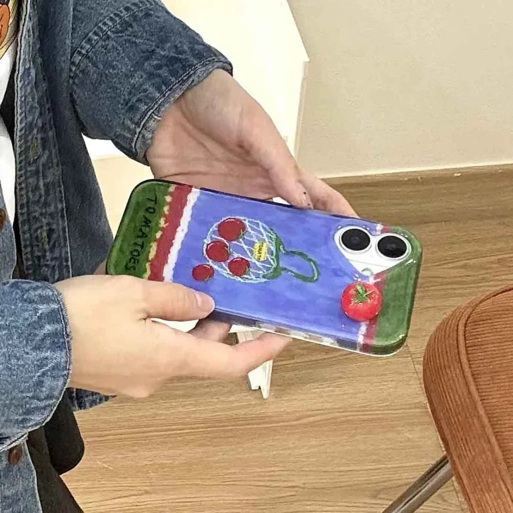 Tomato Painting 3D Vintage Case