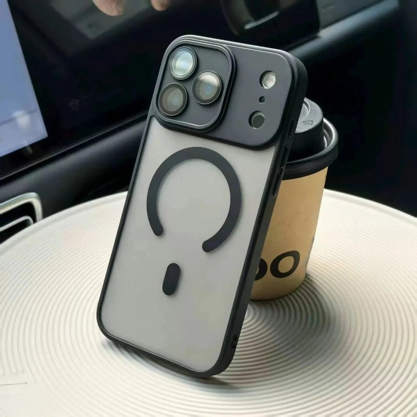 Matte Translucent Lens-Protect Case