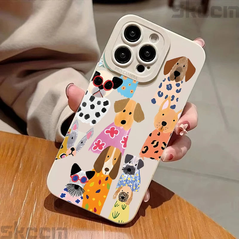 Funny Dog Pattern Soft Case