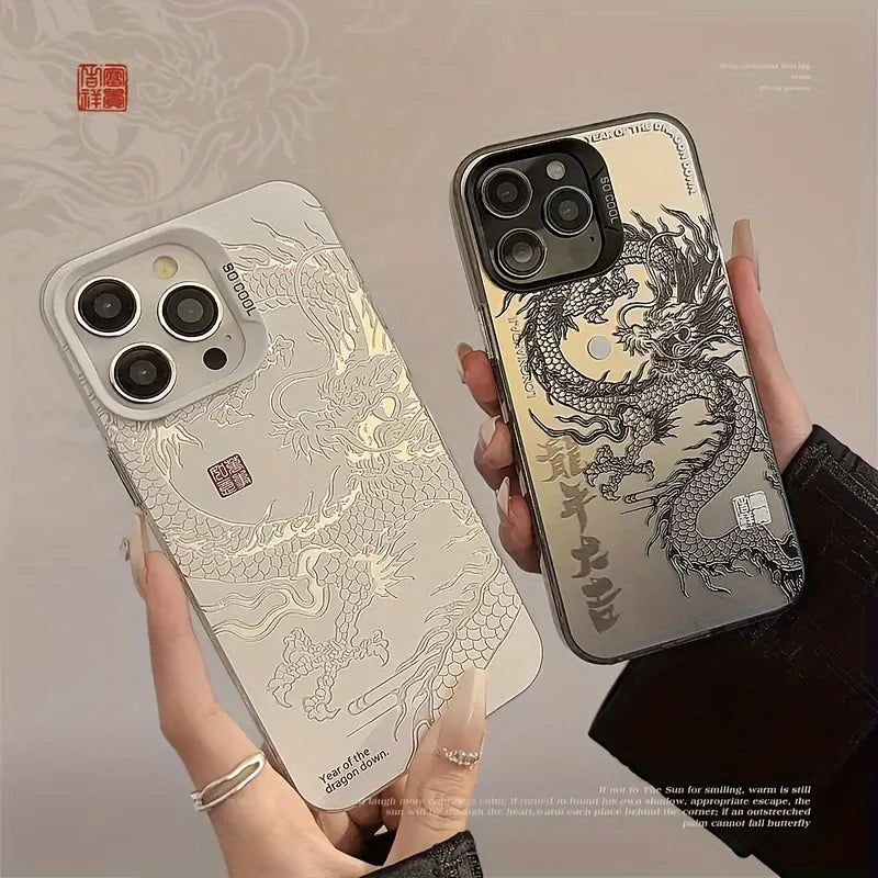 White Dragon Print Case