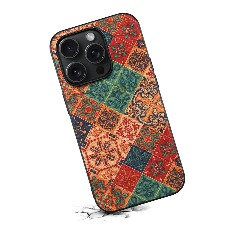 Ultrathin Flower Leather Case