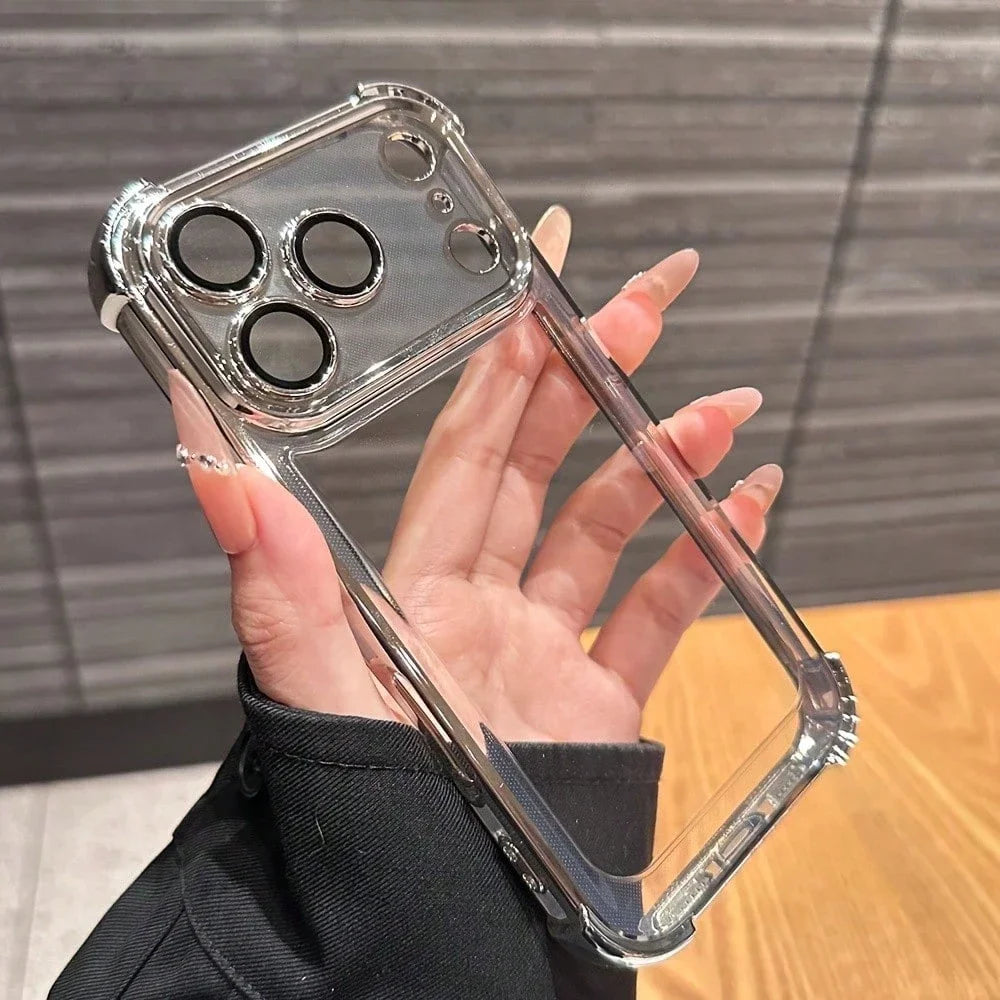 Cushioned Shockproof Plated Case