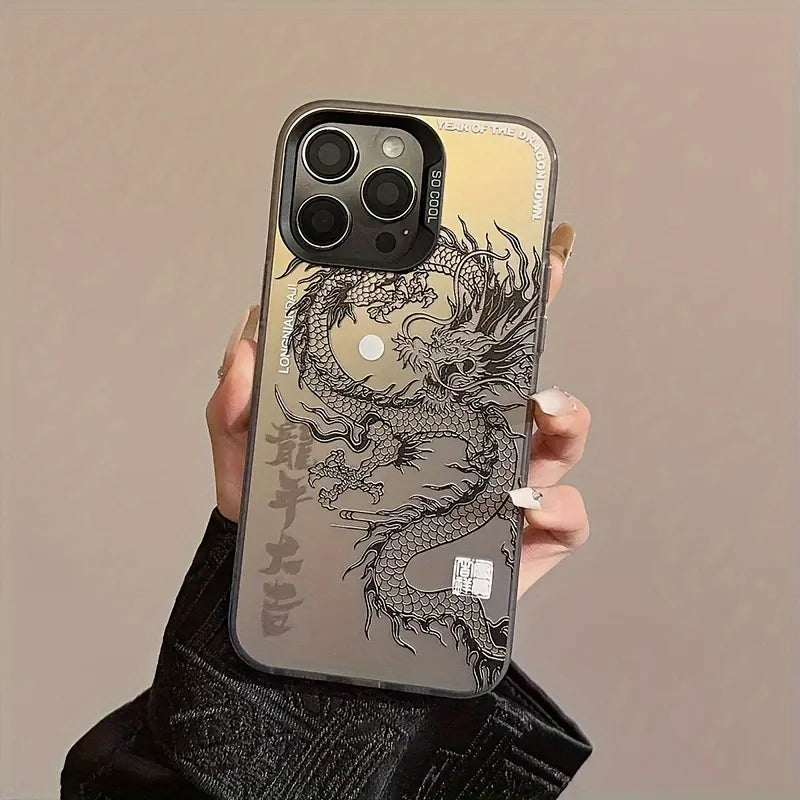 White Dragon Print Case
