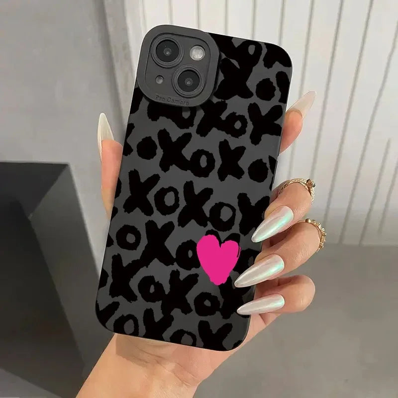 Black Lips Soft Silicone Case