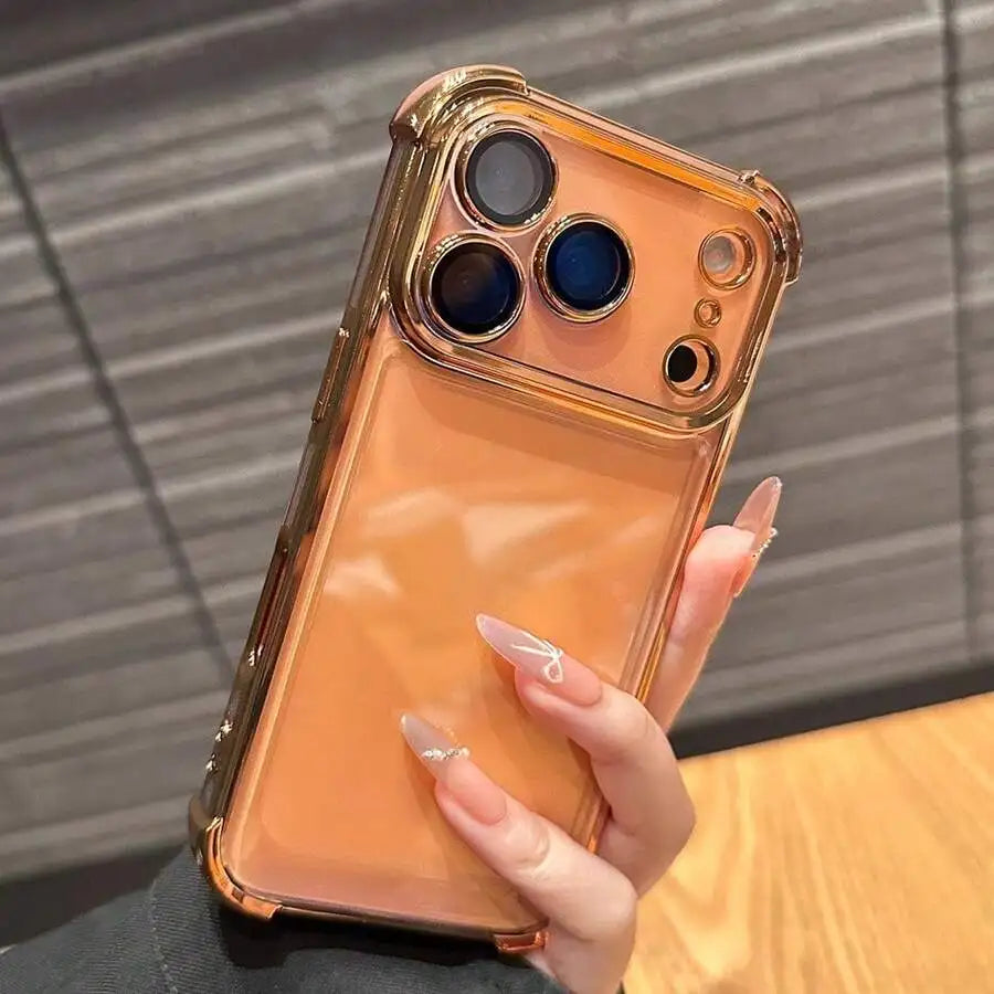 Cushioned Shockproof Plated Case