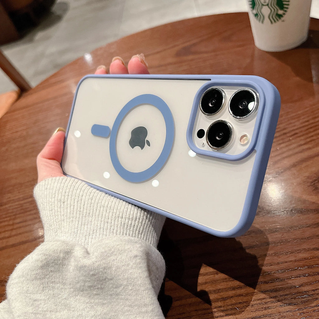 Colorful Transparent MagSafe Case