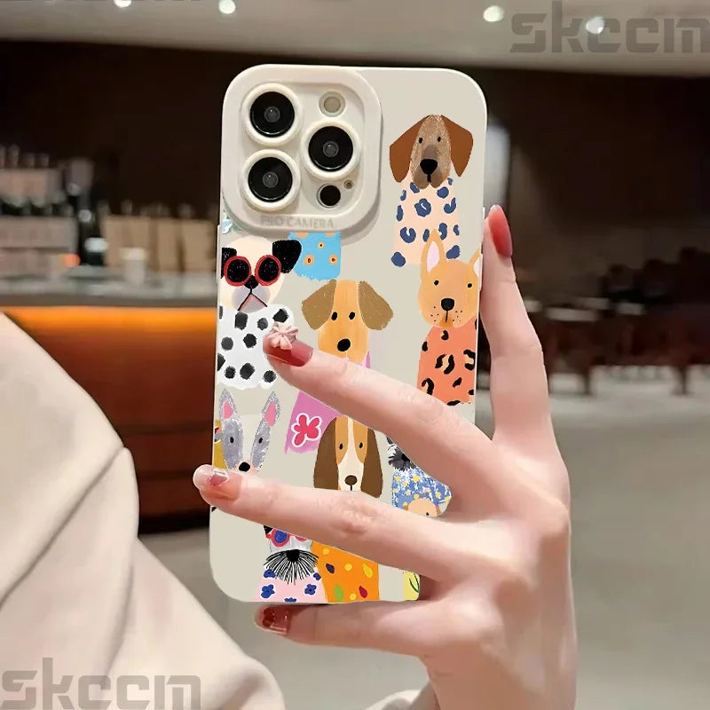 Funny Dog Pattern Soft Case