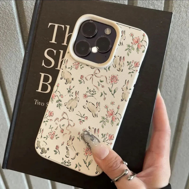 Cute Butterfly Bunny Floral Case