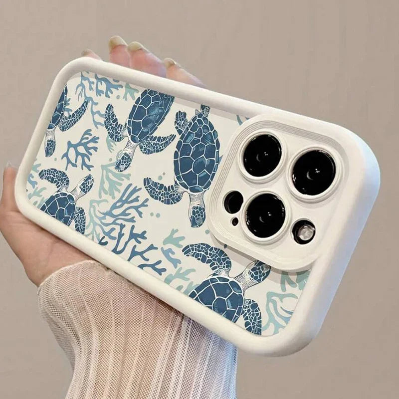 Purple Sea Turtle Soft Case