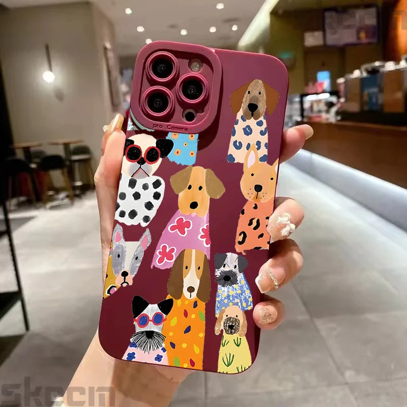 Funny Dog Pattern Soft Case