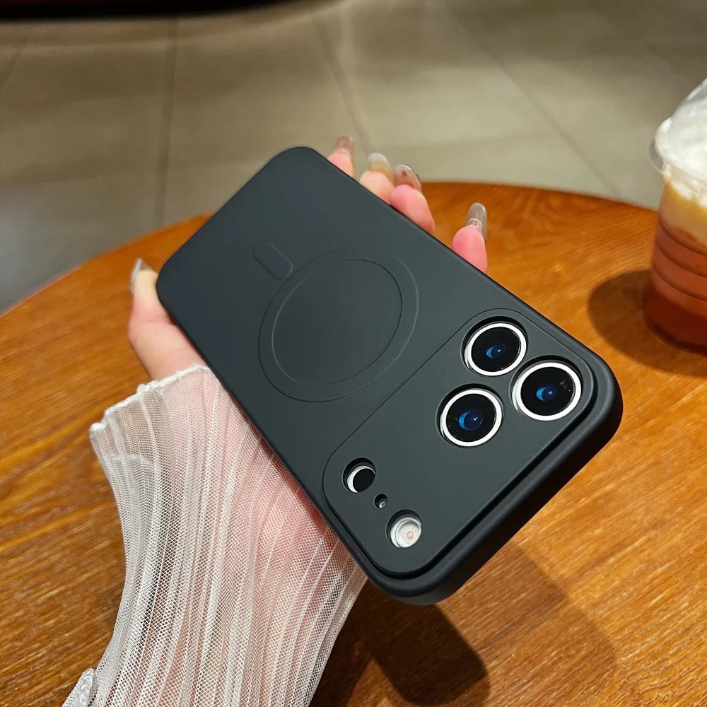 Soft Liquid Silicone MagSafe Case