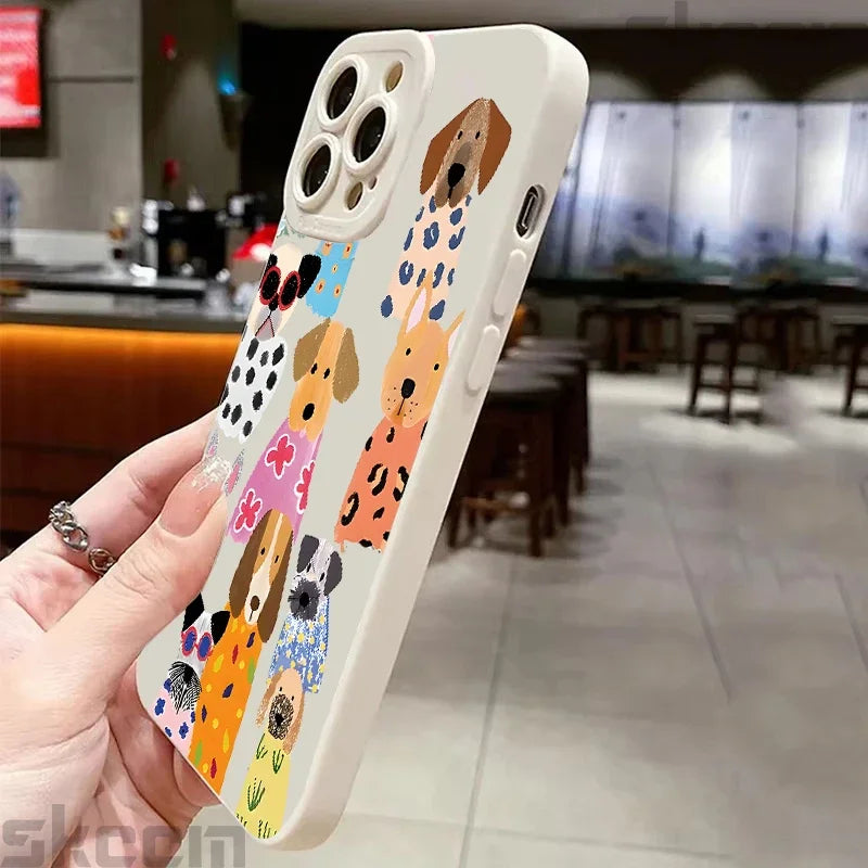 Funny Dog Pattern Soft Case