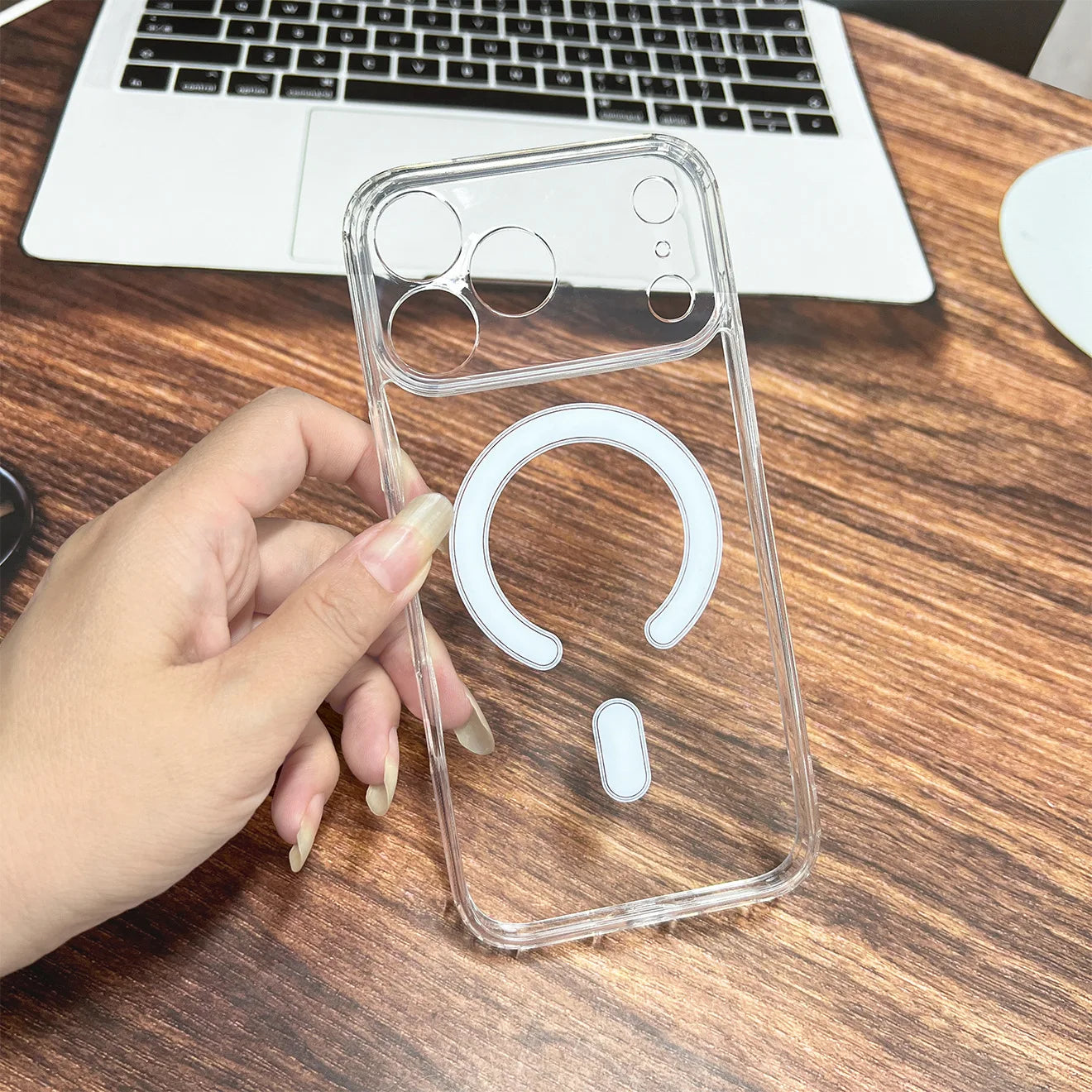 Crystal Clear Acrylic MagSafe Case