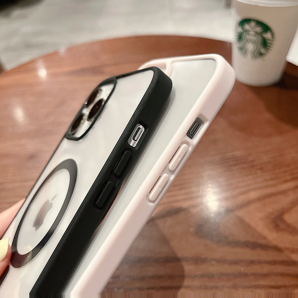 Colorful Transparent MagSafe Case