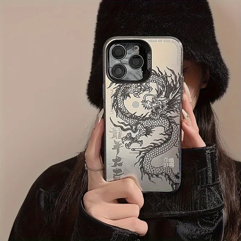 White Dragon Print Case