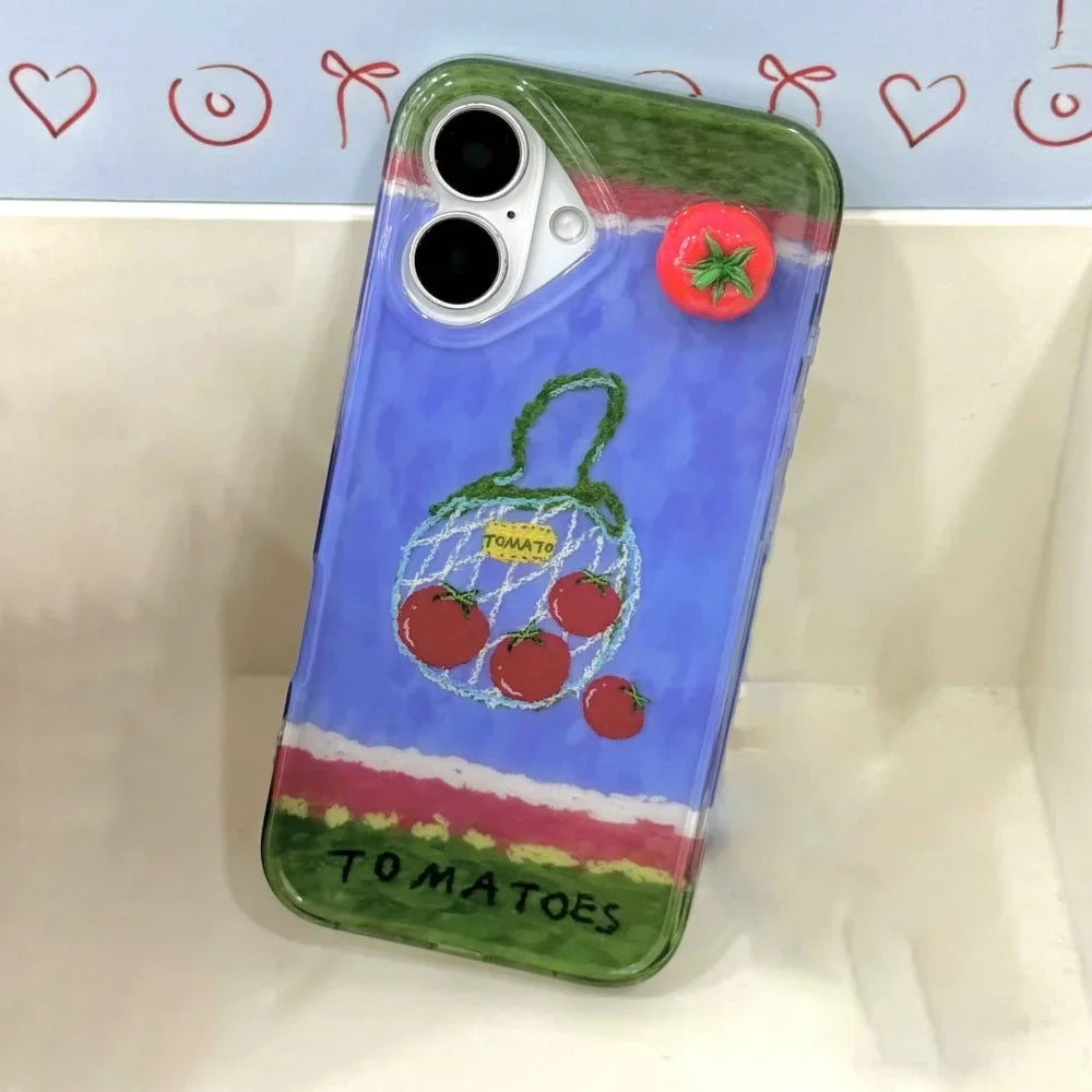 Tomato Painting 3D Vintage Case