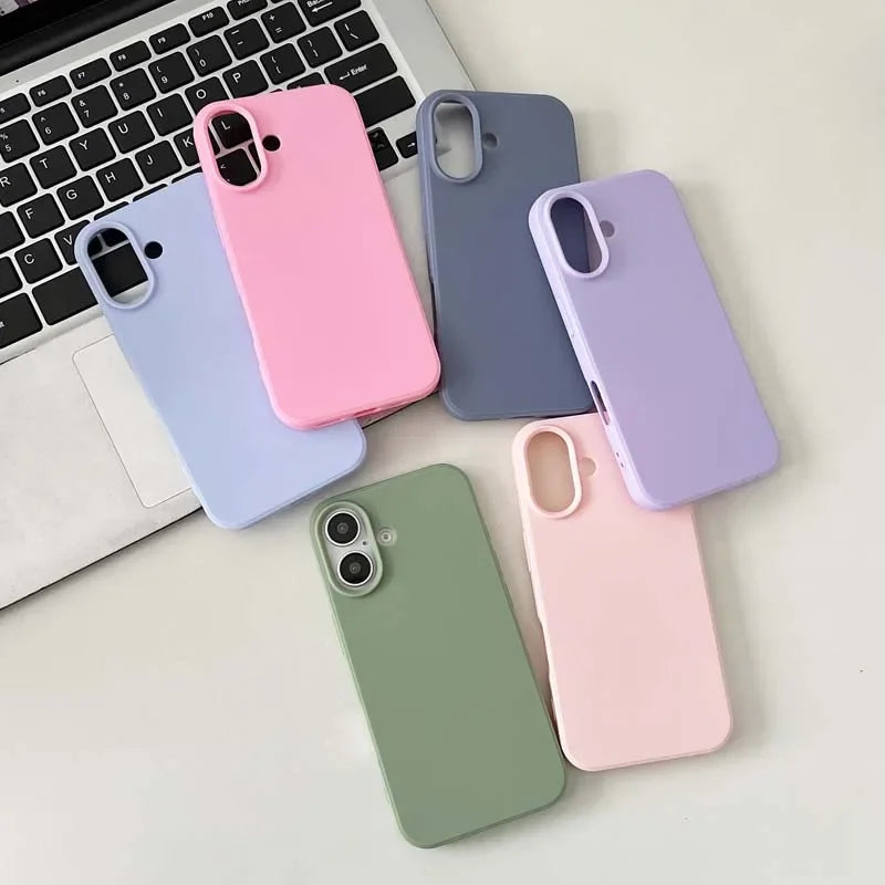 Candy Color Soft Shockproof Case