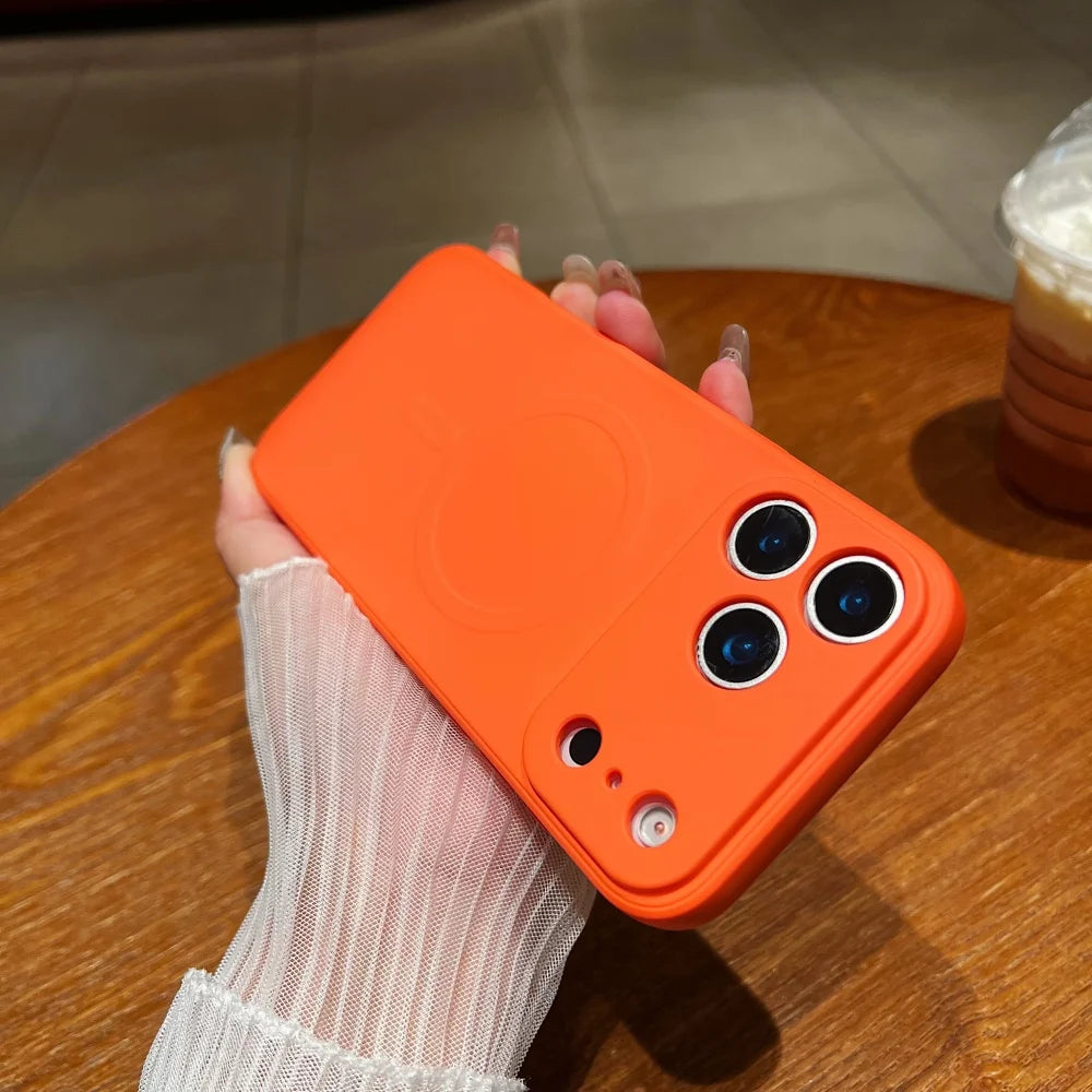 Soft Liquid Silicone MagSafe Case