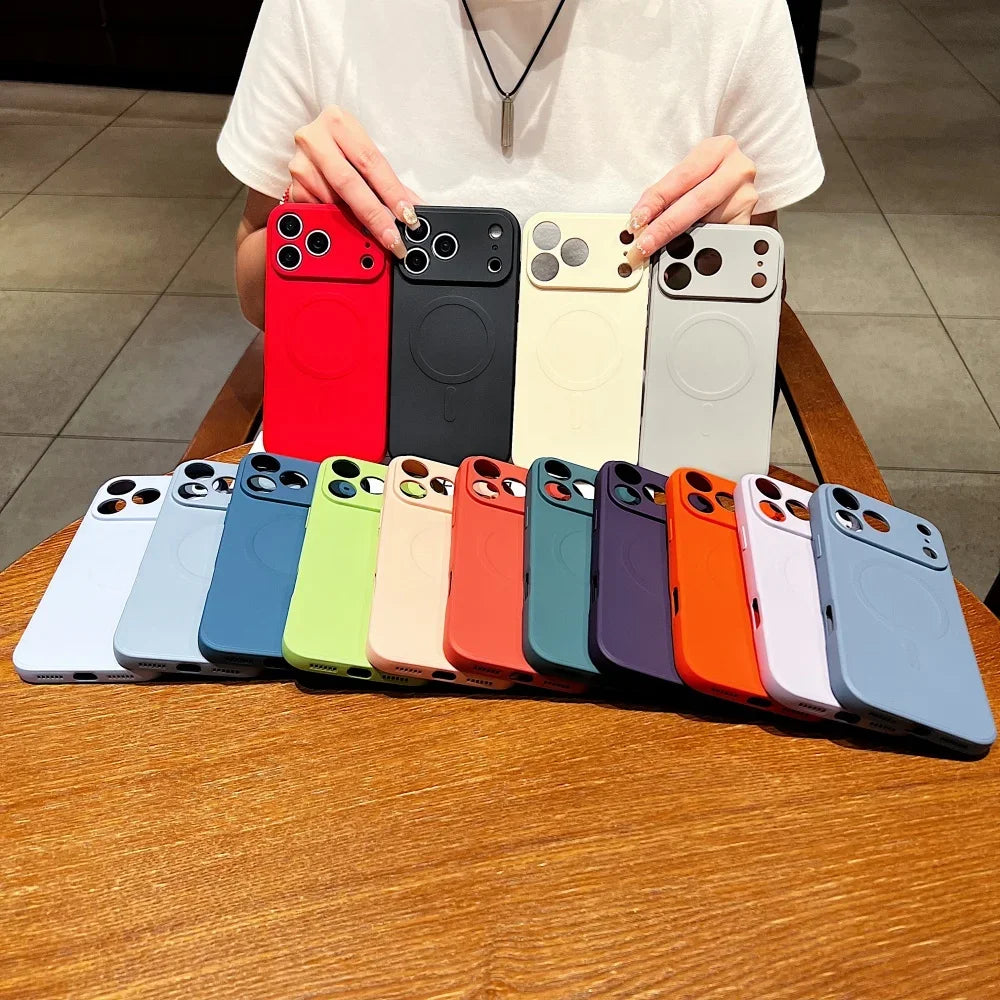 Soft Liquid Silicone MagSafe Case