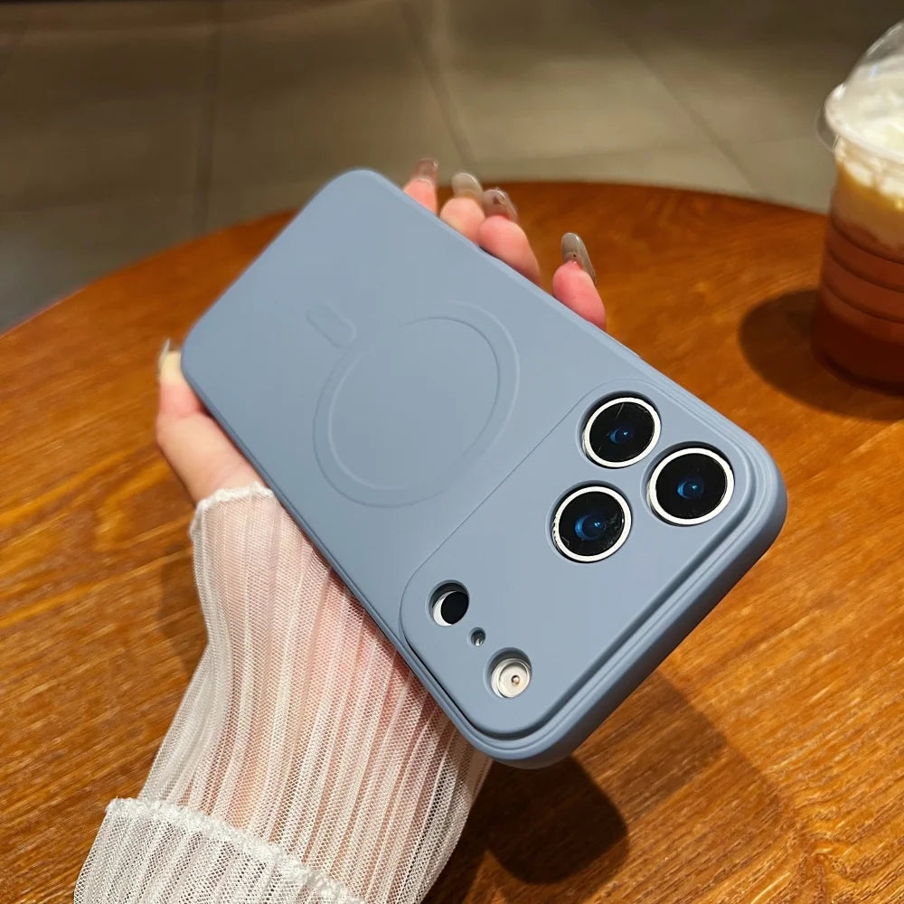 Soft Liquid Silicone MagSafe Case