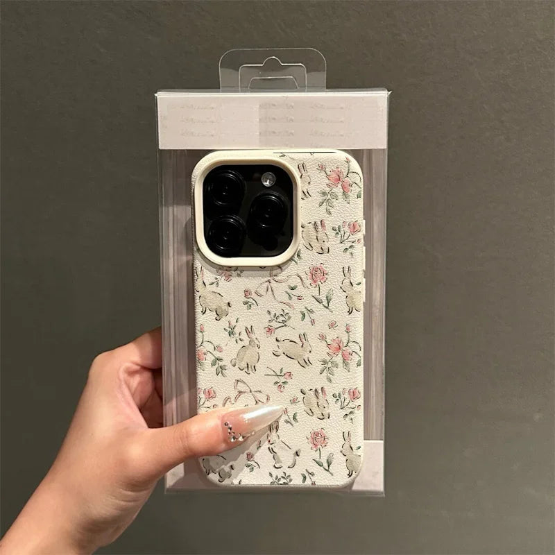 Cute Butterfly Bunny Floral Case