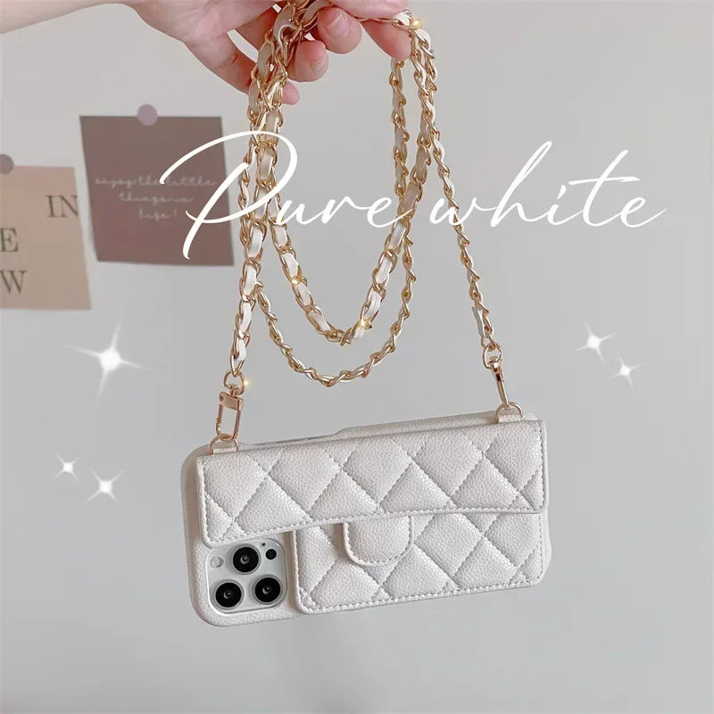 Crossbody Lanyard Wallet Case