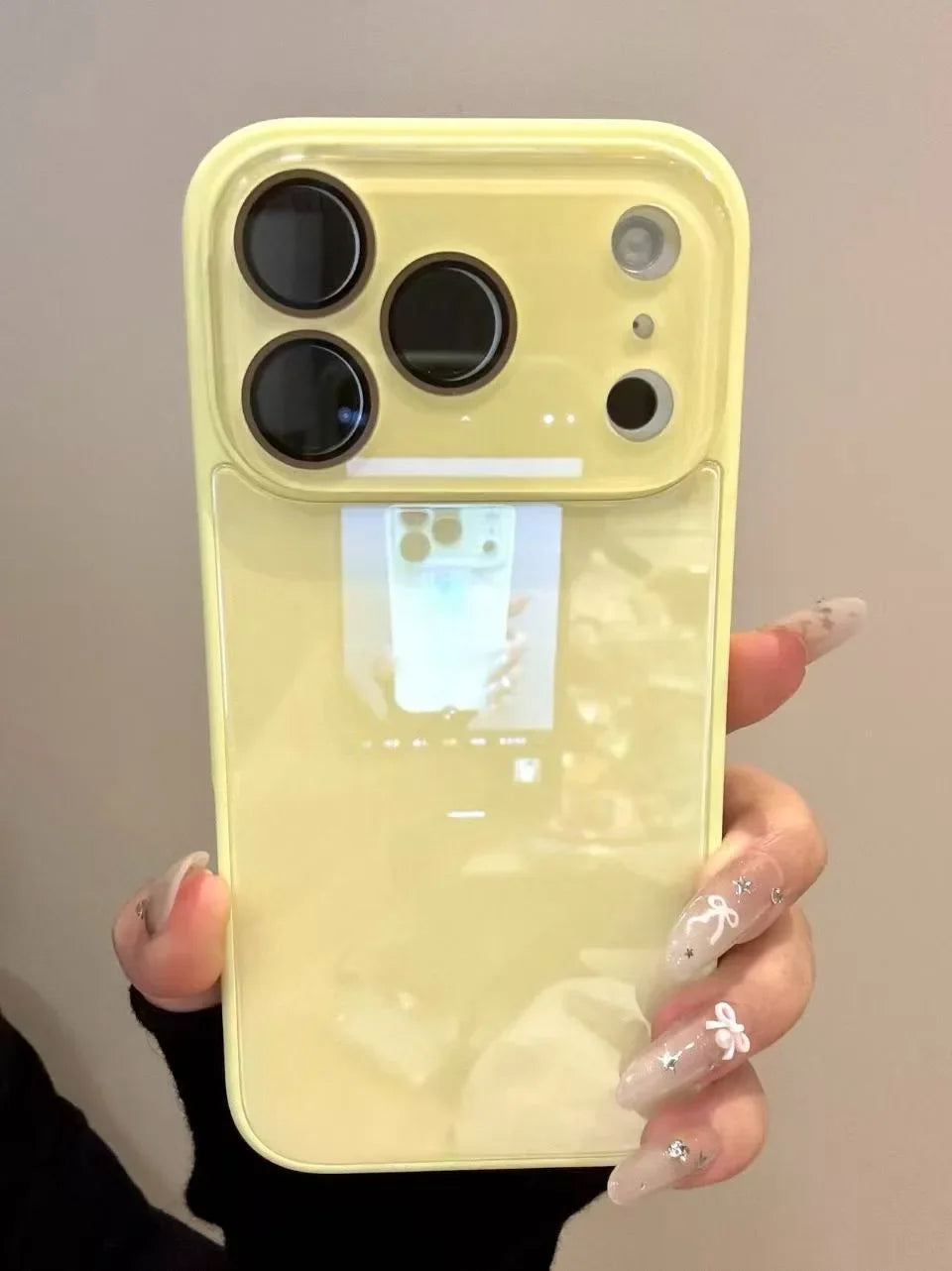 Candy Color Tempered Glass Case