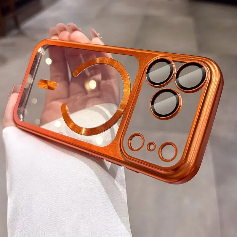 Transparent Magnetic Plating Case
