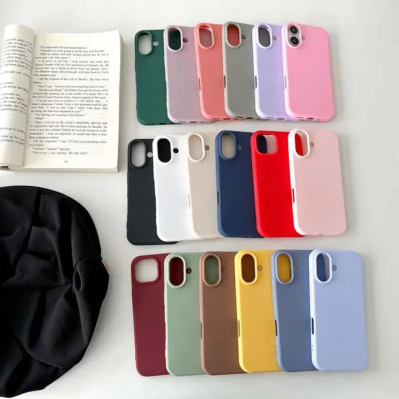 Candy Color Soft Shockproof Case