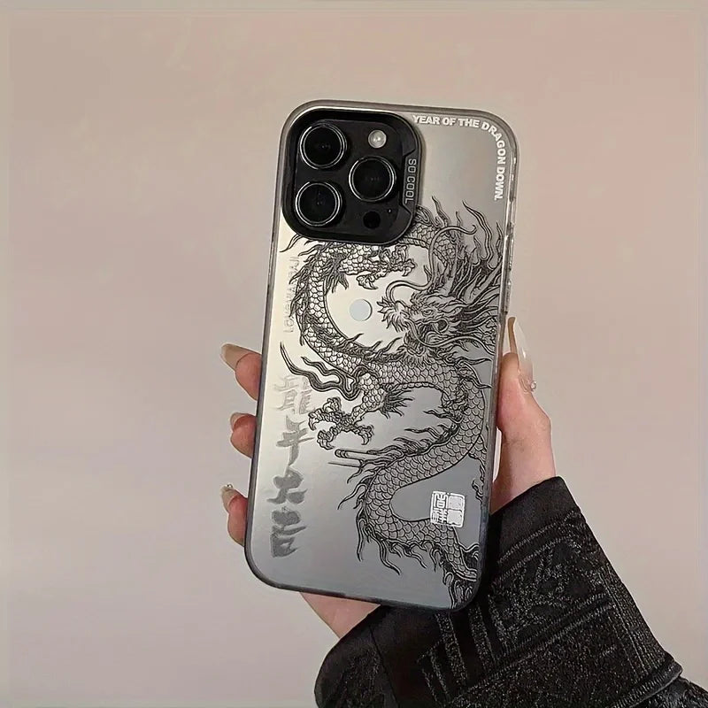 White Dragon Print Case
