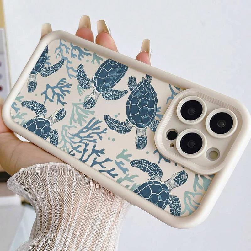 Purple Sea Turtle Soft Case